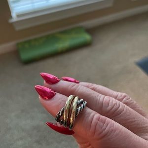 David Yurman crossover collection ring